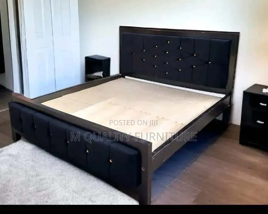 Elegant Wingback Bed