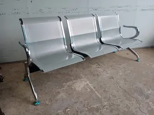 Silver Heavy Duty Waiting Chair