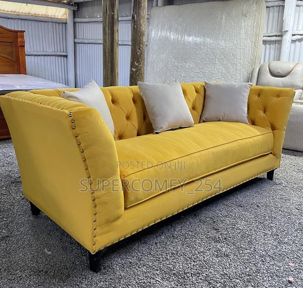 Classic Three Seater Chesterfield Sofa - thumbnail 5