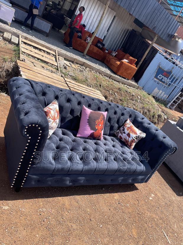Classic Three Seater Chesterfield Sofa - thumbnail 2