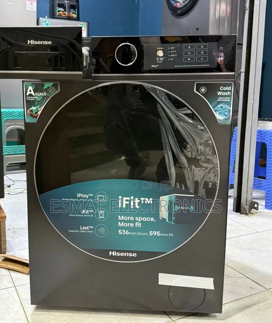 Hisense Wd5s1245bb 12kg Front Load Wash Dry Washing Machine