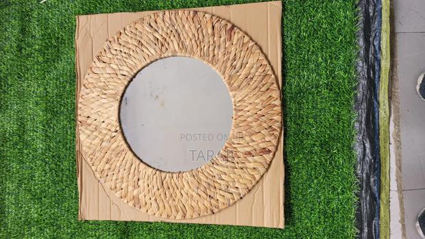 Premium Bohemian Wall Mirror-Hand-Woven Sunburst Aesthetic Mirror