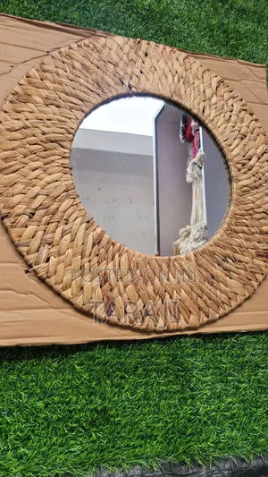 Premium Bohemian Wall Mirror-Hand-Woven Sunburst Aesthetic Mirror