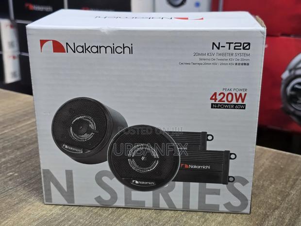 Nakamichi N-T20 20mm KSV 420watts Tweeter System- A Pair