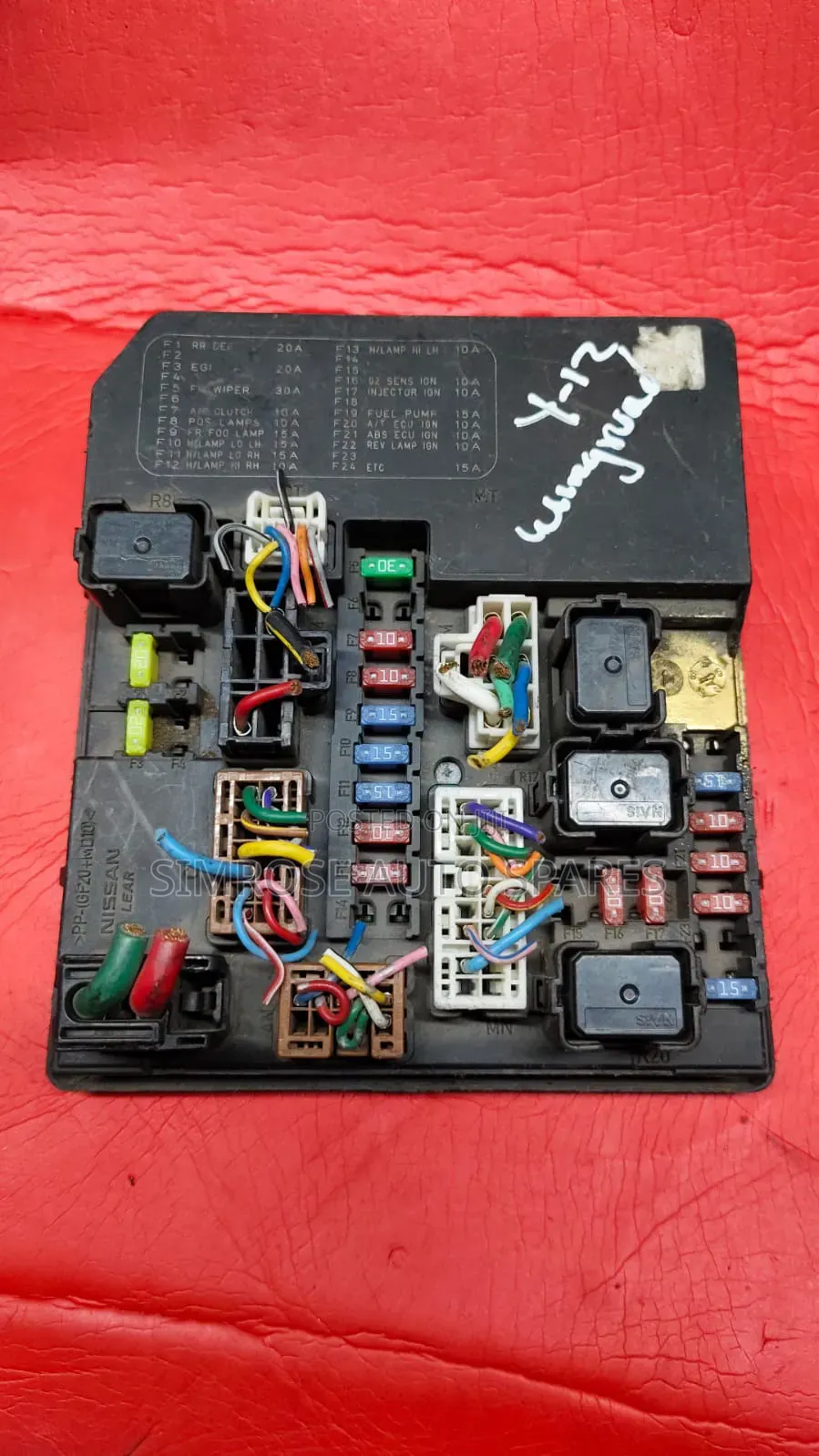 Wing Road Y12 Fuse Box