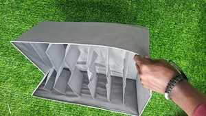 Premium Jeans Grid Organizer – Washable Wardrobe Drawer Dividers