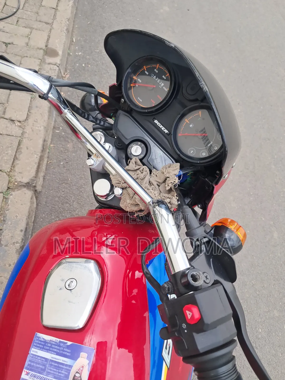 Bajaj Boxer 125 2025 Red