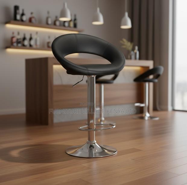 360 Degree Swivel Height Adjustable Bar Stool - thumbnail 8