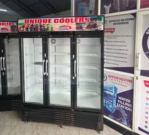 Good Looking 3 Door Display Fridge