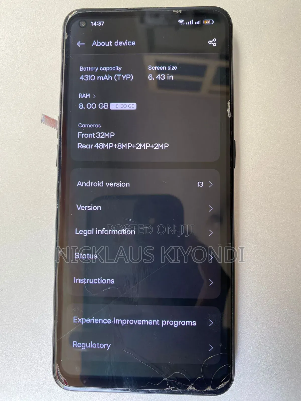 Oppo Reno 5 128 GB Silver