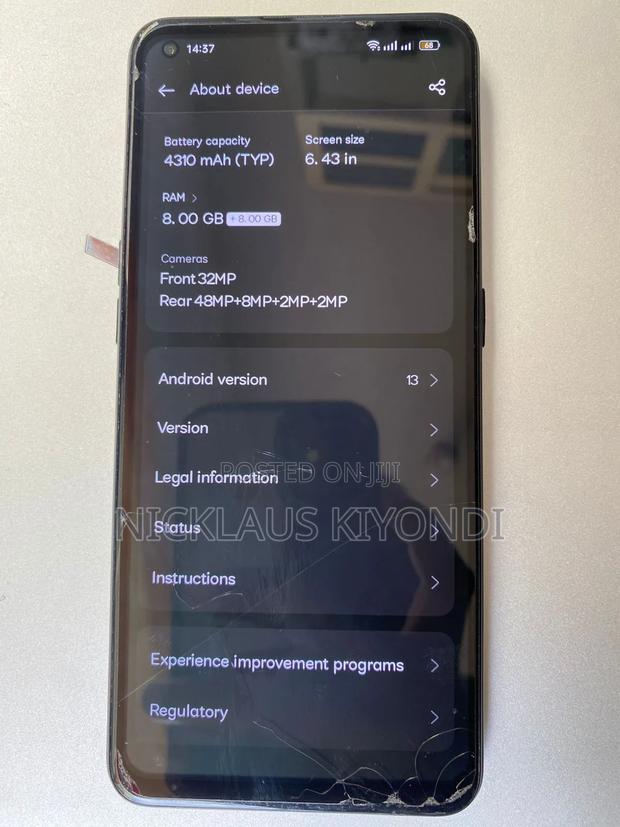 Oppo Reno 5 128 GB Silver - thumbnail 4