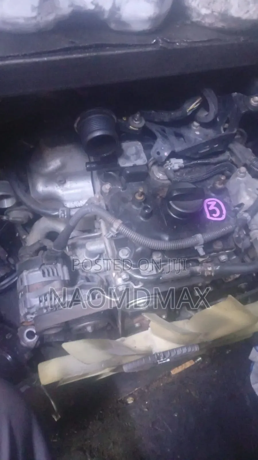 Complete Engine 4jk1 Top Cover Black