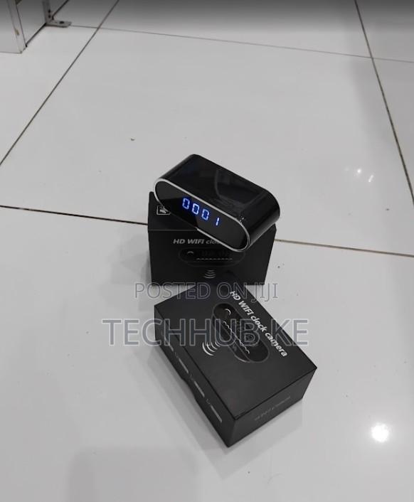 Smart Wifi Alarm Clock Camera Motion Detection Security Device