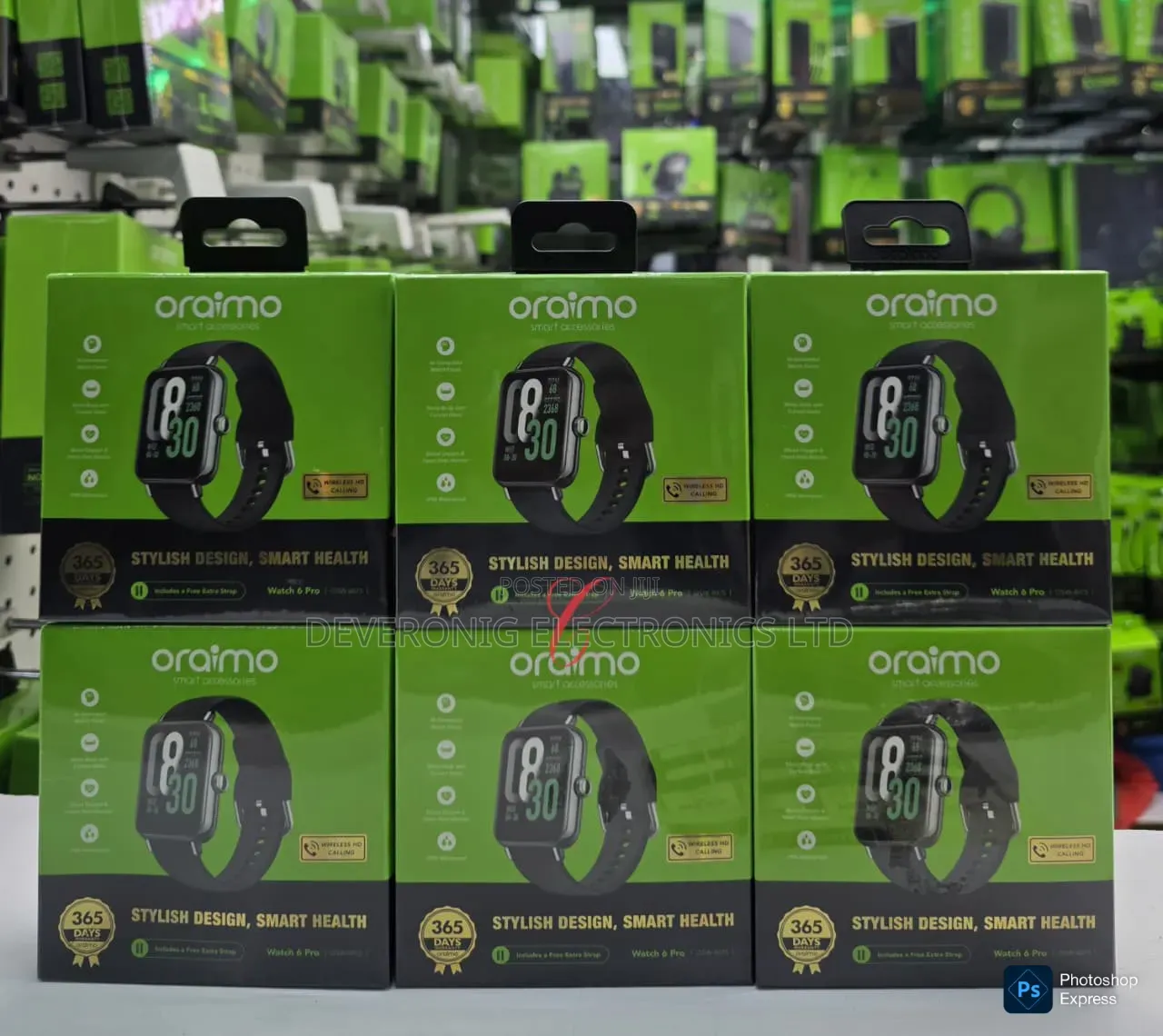 *
Oraimo *Watch 6 Pro* Osw-807s 1.69"