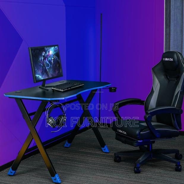Office Desk; X-Shaped Gaming Desk