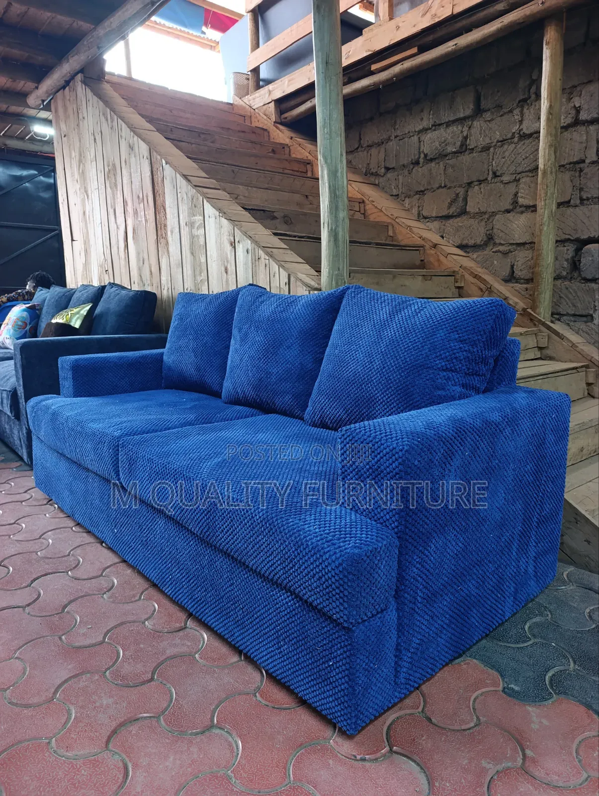 Blue Titan Comfort Sofa