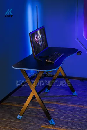 Office Desk; X-Shaped Gaming Desk