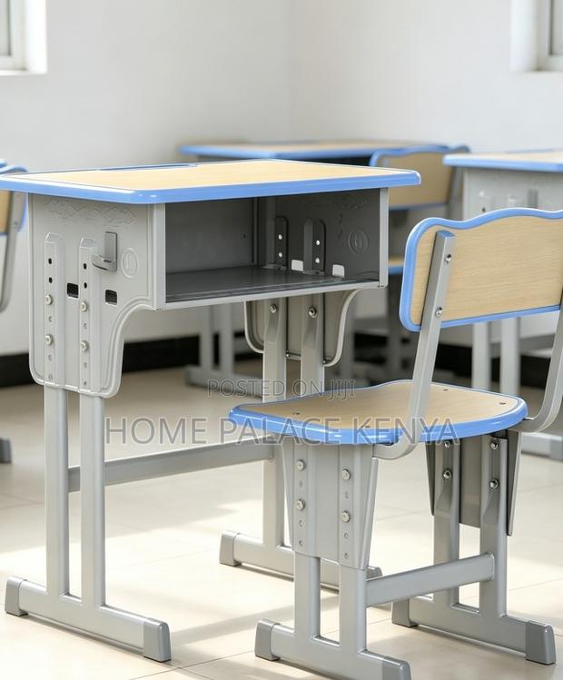 Classroom Set: Strong Metal Student Desk and Chair Combo