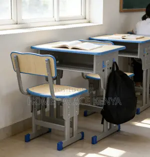 Classroom Set: Strong Metal Student Desk and Chair Combo