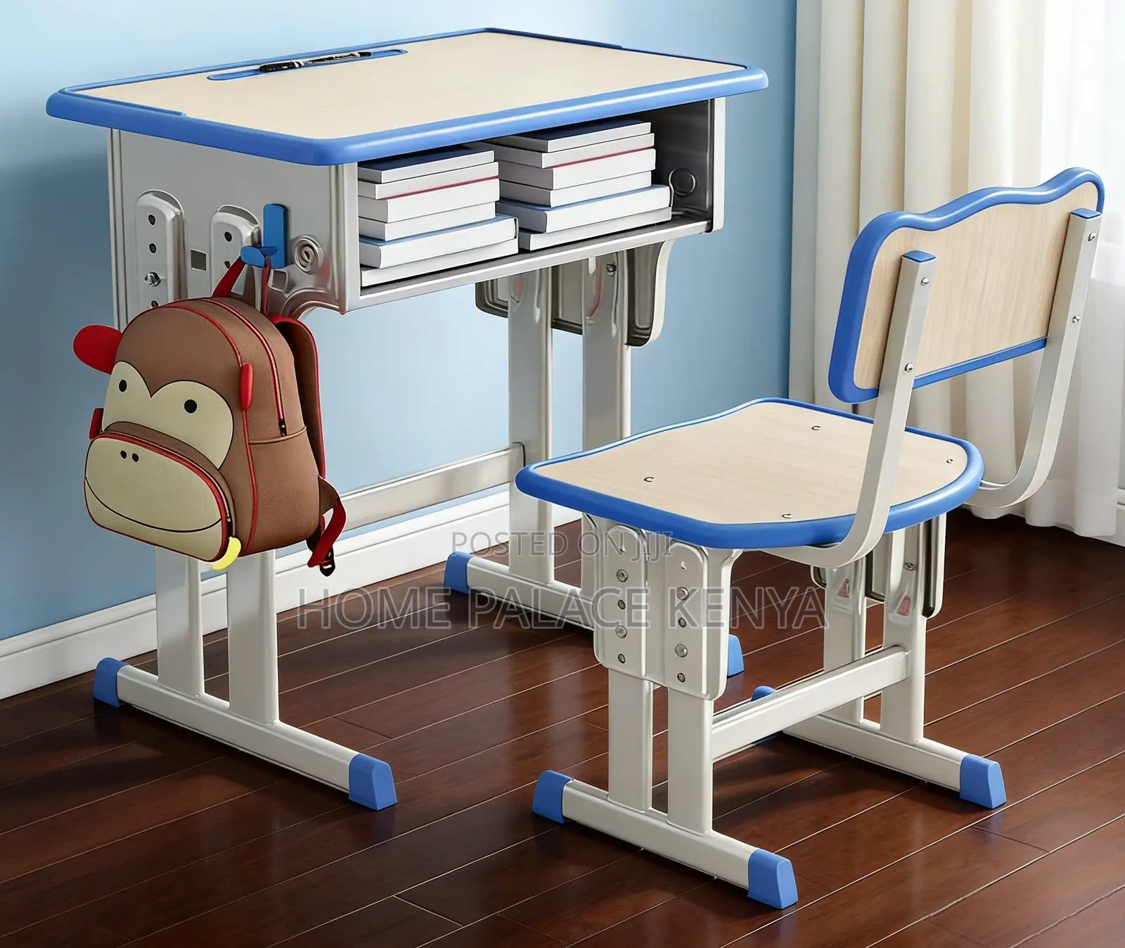 Classroom Set: Strong Metal Student Desk and Chair Combo