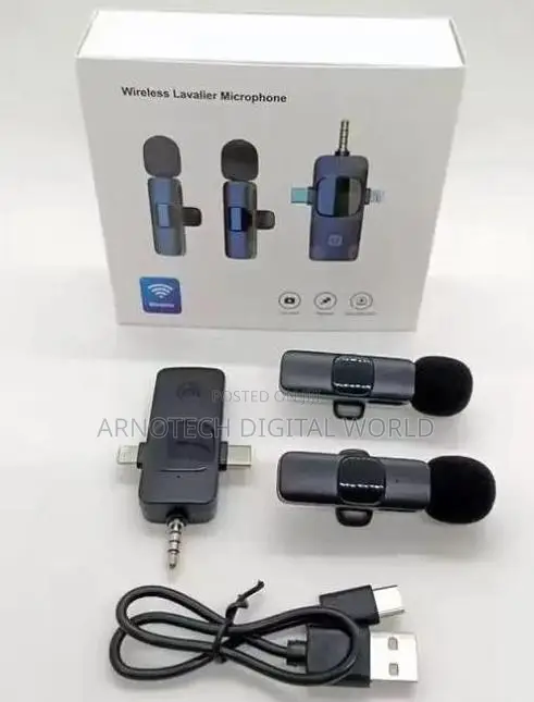  Wireless Microphone Lapel Mini Portable Lavaliere Mic