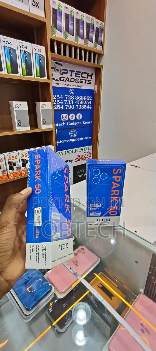 New Tecno Spark 50 128 GB Black