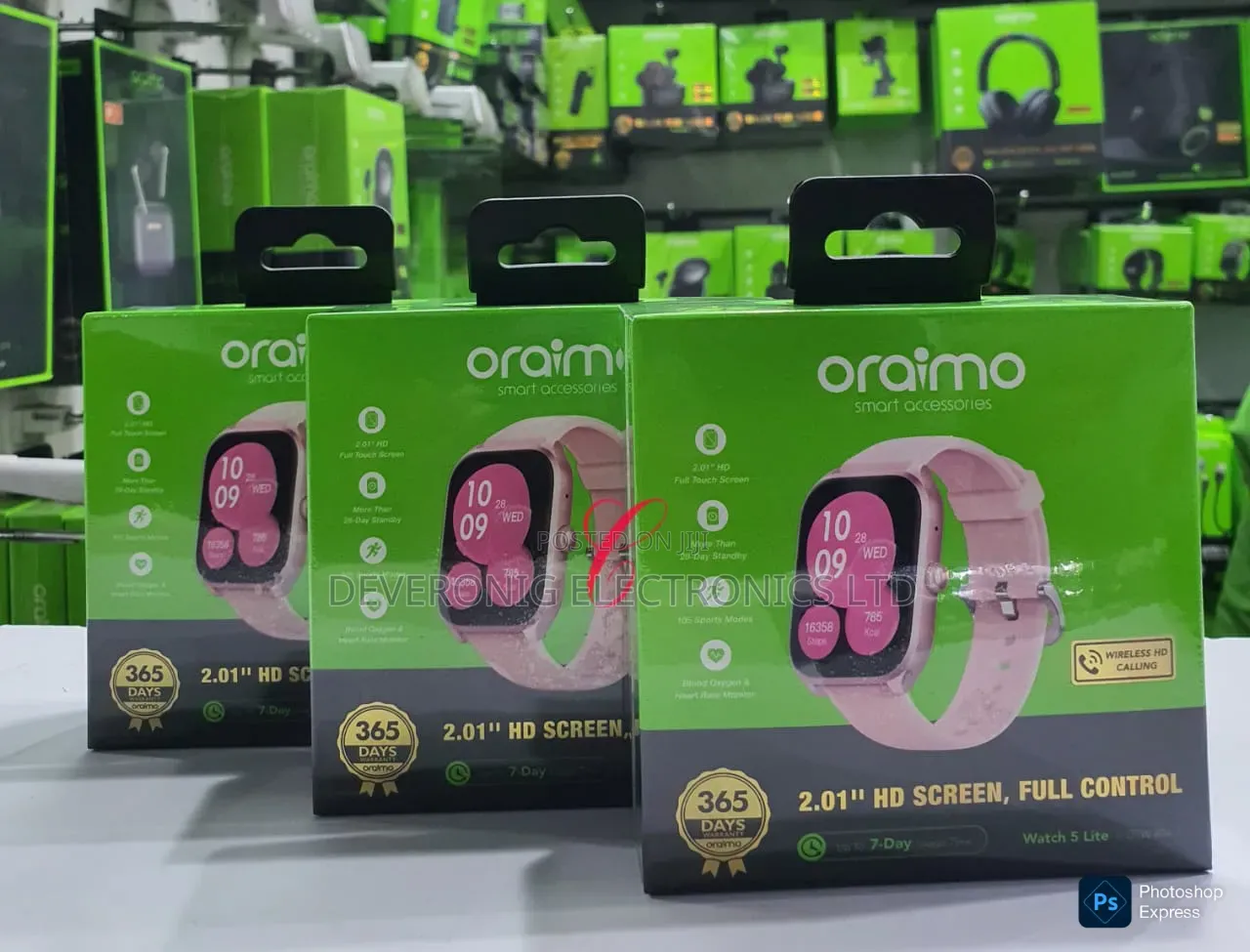 ;*
Oraimo Watch 5 Lite Osw-804