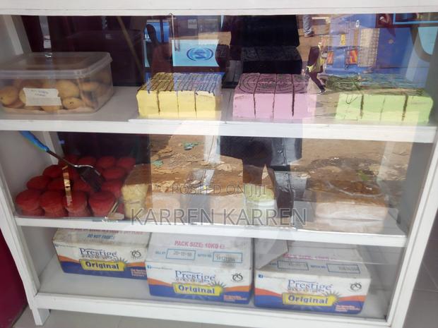 Wooden Shop Display With Glass at the Front and Back - thumbnail 2