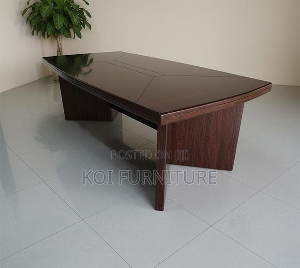 Boardroom Table; 2.4 Meters Mahogany Boadroom Table - thumbnail 2