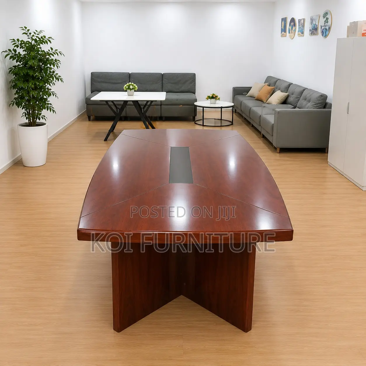 Boardroom Table; 2.4 Meters Mahogany Boadroom Table