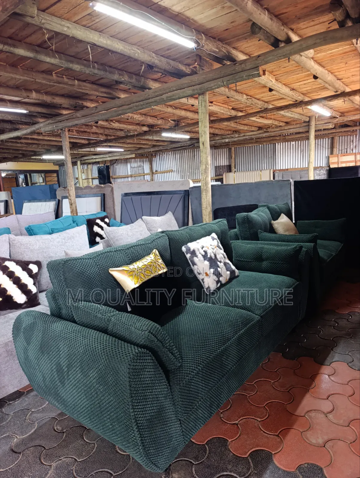 Emerald Luxe Sofa