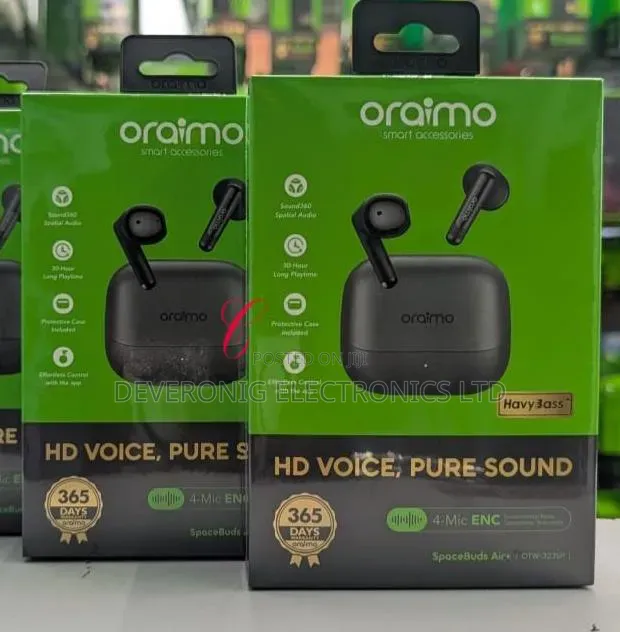 ;*
Oraimo Spacebuds Air+ Otw-323sp 4-Mic Enc