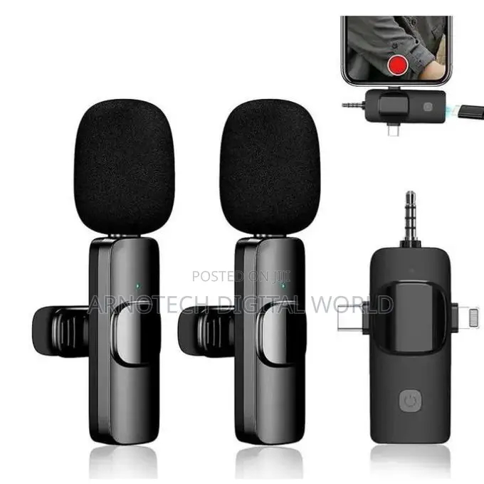  Wireless Microphone Lapel Mini Portable Lavaliere Mic