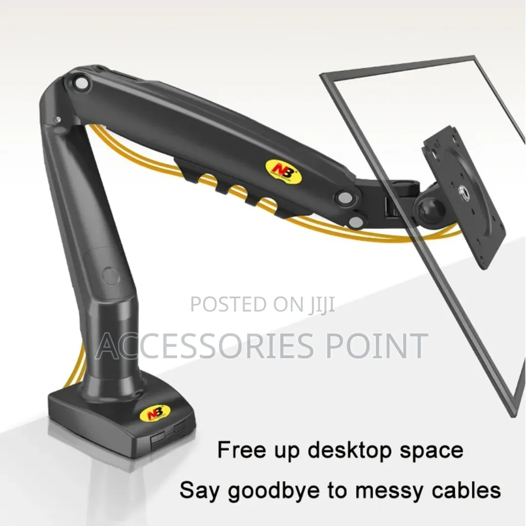North Bayou Heavy Duty Monitor Arm Mount With Gas Springs and Warranty