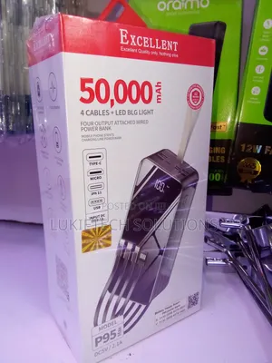 Powerbank 50000 Mah Excellent Powerbank