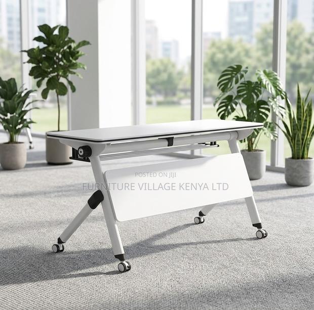 Flip Top Mobile Meeting Table - thumbnail 8