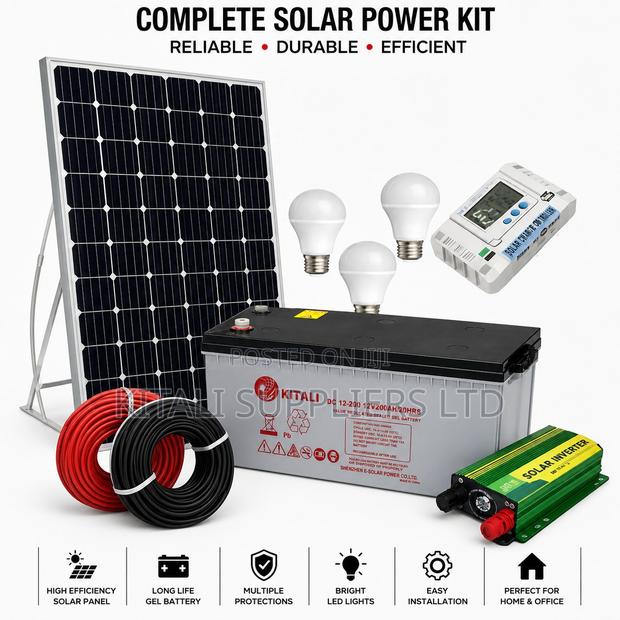 300w Solar Panel Full Kit – Complete Off-grid