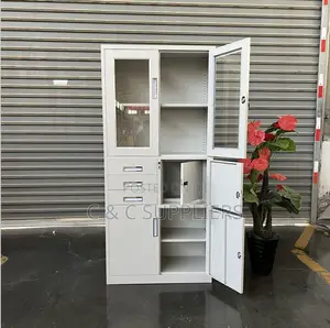 Office Steel File Cabinet With a Safe