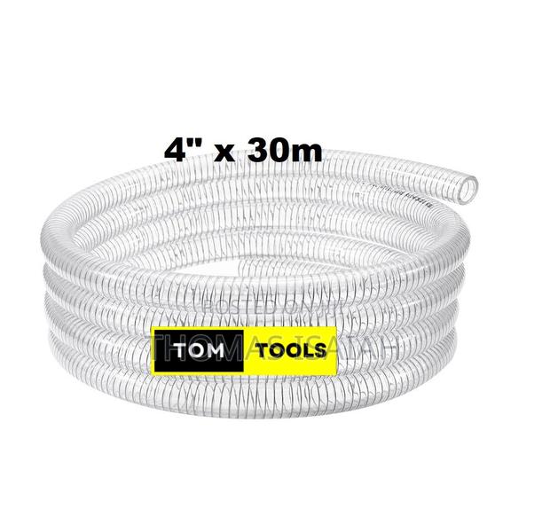 4 Inch X 30m Clear Wired Heavy Duty Suction Pipe