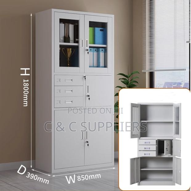 Office Steel File Cabinet With a Safe - thumbnail 2