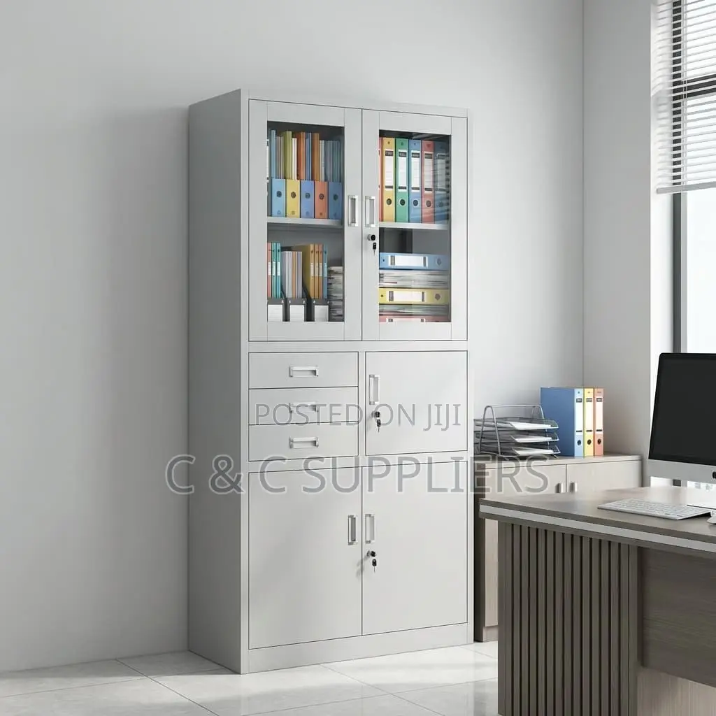 Office Steel File Cabinet With a Safe
