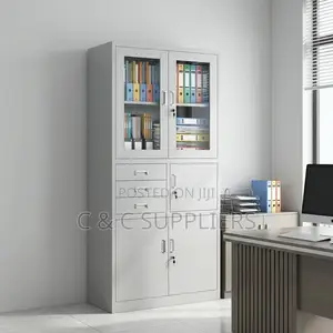 Office Steel File Cabinet With a Safe