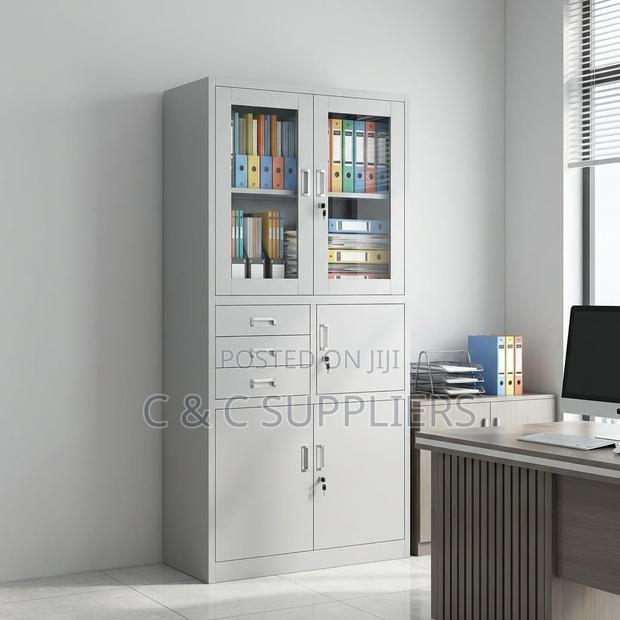 Office Steel File Cabinet With a Safe - thumbnail 3