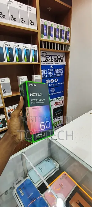 New Infinix Hot 60i 128 GB Blue