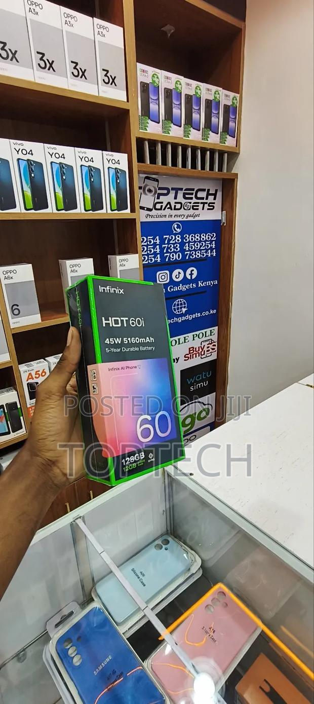 New Infinix Hot 60i 128 GB Blue