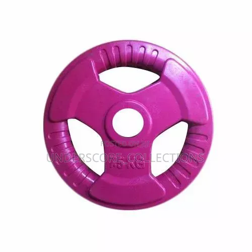 Pink Rubber Coated 1.25kg Weight