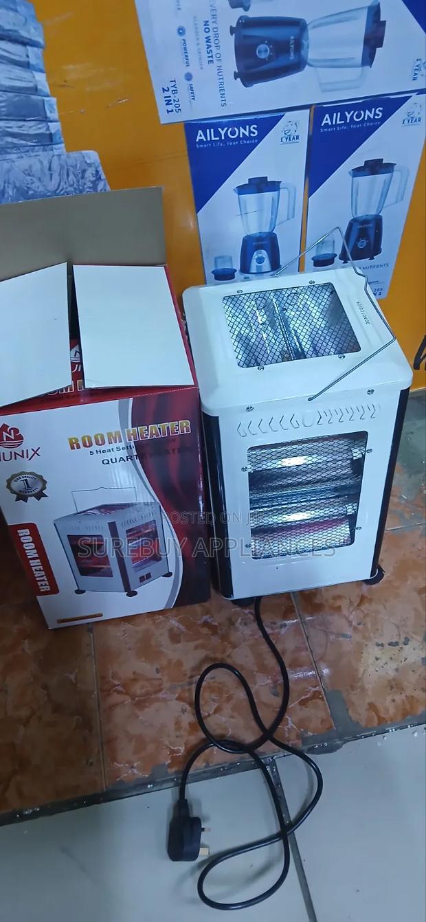 Nunix 5-Sided Quartz Room Heater – Fast Efficient Home Heating