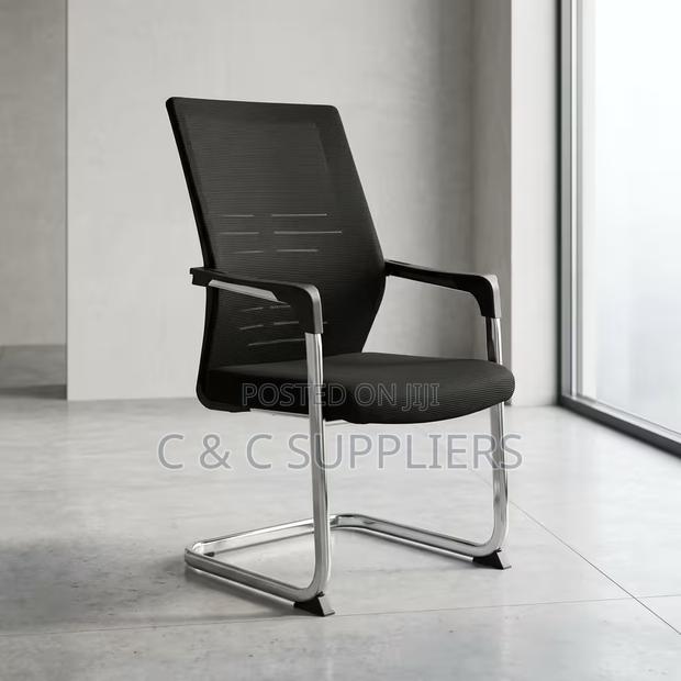 Office Mesh Non Swivel Guest Chair