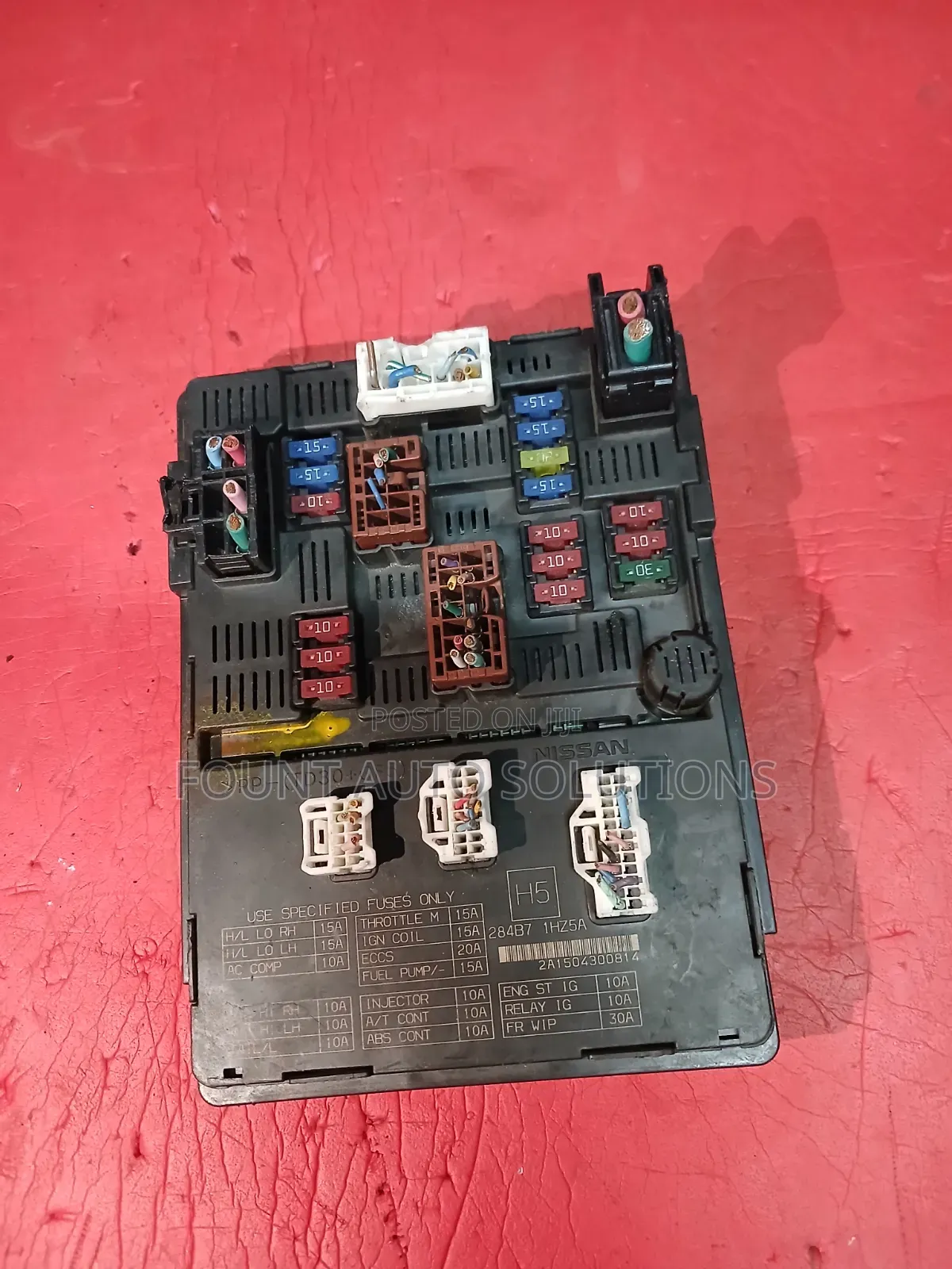 Fuse Box Nissan Note