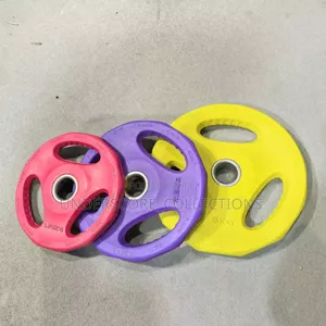 2.5kg Rubber Coated Weight Plate in Purple